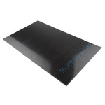 RS PRO Black Plastic Sheet, 500mm x 300mm x 6mm