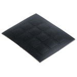 RS PRO Square Polymer Non Slip Pad 20.5mm width x 20.5mm length x 3mm height