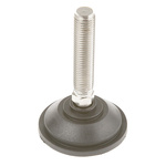 Nu-Tech Engineering M16 PA Reinforced Nylon Adjustable Foot, 1500kg Static Load Capacity 10° Tilt Angle