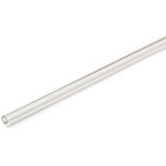 RS PRO Clear Round Acrylic Tube, 1m x 12mm OD x 8mm ID