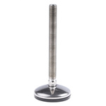 Nu-Tech Engineering M16 Stainless Steel Adjustable Foot, 750kg Static Load Capacity 3.5° Tilt Angle