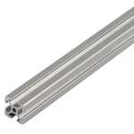 RS PRO Silver Aluminium Profile Strut, 20 x 20 mm, 5mm Groove, 1000mm Length