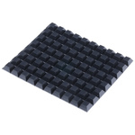 3M Tapered Square PUR Self Adhesive Feet, 12.7mm diameter 12.7mm width x 12.7mm length x 5.8mm height