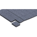 Essentra Square Polyethylene (PE) Non Slip Pad 12.7mm width x 12.7mm length x 3.2mm height
