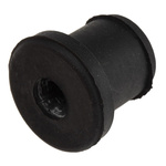 RS PRO Cylindrical M10 Anti Vibration Mount, Rubber Bush with 0 Compression Load