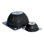 RS PRO Round M16 Anti Vibration Mount with 750 Compression Load