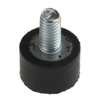 RS PRO M3 Anti Vibration Mount, Male Buffer Foot with 5.5kg Compression Load