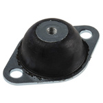 RS PRO Round M6 Anti Vibration Mount with 9kg Compression Load