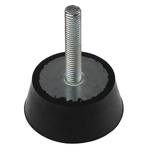 RS PRO M8 Anti Vibration Mount with 40kg Compression Load