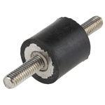 RS PRO M6 Anti Vibration Mount, Male to Male Bobbin with 22kg Compression Load