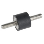 RS PRO M8 Anti Vibration Mount, Male to Male Bobbin with 36.8kg Compression Load