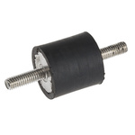 RS PRO M6 Anti Vibration Mount, Male to Male Bobbin with 34.2kg Compression Load