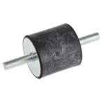 RS PRO M6 Anti Vibration Mount, Male to Male Bobbin with 49.6kg Compression Load