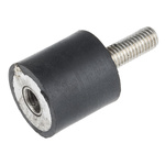 RS PRO M8 Anti Vibration Mount, Male to Female Bobbin with 37.62kg Compression Load