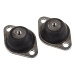 RS PRO Square M6 Anti Vibration Mount with 9kg Compression Load