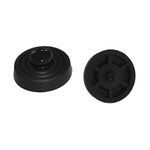 RS PRO Round Anti Vibration Mount, Rubber Foot