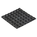 RS PRO Square PUR Self Adhesive Feet, 20.6mm diameter x 7.6mm height