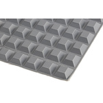 RS PRO Square PUR Self Adhesive Feet, 20.6mm diameter x 7.6mm height