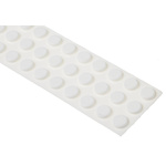 RS PRO Cylindrical PUR Self Adhesive Feet, 9.5mm diameter x 3.2mm height
