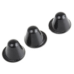 RS PRO Conical PUR Self Adhesive Feet, 18.3mm diameter x 14.2mm height