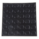 RS PRO Cylindrical PUR Self Adhesive Feet, 20.6mm diameter x 3mm height