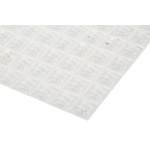 RS PRO Square PUR Self Adhesive Feet, 20.6mm diameter x 7.6mm height