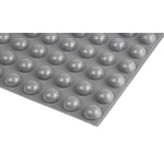 RS PRO Hemispherical PUR Self Adhesive Feet, 17.8mm diameter x 9.6mm height
