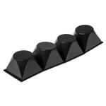 3M Tapered Square PUR Self Adhesive Feet, 20.6mm diameter x 13.1mm height