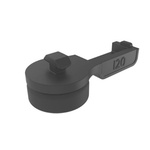 RS PRO Circular Anti Vibration Mount, Rubber Foot