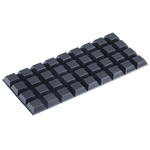 3M Tapered Square PUR Self Adhesive Feet, 20.5mm diameter x 7.6mm height