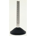Nu-Tech Engineering M20 PA Reinforced Nylon Adjustable Foot, 2000kg Static Load Capacity 10° Tilt Angle