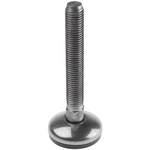 Nu-Tech Engineering M16 Stainless Steel Adjustable Foot, 350kg Static Load Capacity 3.5° Tilt Angle