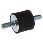 FIBET M8 Anti Vibration Mount, Male to Male Bobbin with 40.5kg Compression Load