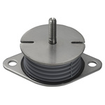 Taica Cylindrical M10 Anti Vibration Mount, Male Buffer Foot