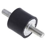 RS PRO M8 Anti Vibration Mount, Male to Male Bobbin with 52.6kg Compression Load