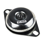 RS PRO Round M12 Anti Vibration Mount with 240kg Compression Load