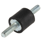 RS PRO M5 Anti Vibration Mount, Male to Male Bobbin with 12kg Compression Load