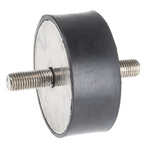 RS PRO M16 Anti Vibration Mount, Male to Male Bobbin with 726.56kg Compression Load