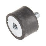 RS PRO M4 Anti Vibration Mount, Male to Female Bobbin with 16.19kg Compression Load