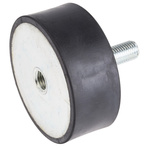 RS PRO M16 Anti Vibration Mount, Male to Female Bobbin with 499.51kg Compression Load