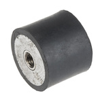 RS PRO M6 Anti Vibration Mount, Female Buffer Foot with 42.32kg Compression Load
