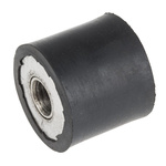 RS PRO M8 Anti Vibration Mount, Female Buffer Foot with 40.94kg Compression Load