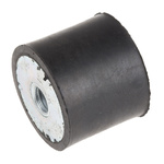 RS PRO M8 Anti Vibration Mount, Female Buffer Foot with 60.5kg Compression Load