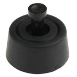 RS PRO Round Anti Vibration Mount, Rubber Foot