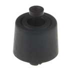 RS PRO Round Anti Vibration Mount, Rubber Foot
