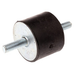 FIBET M8 Anti Vibration Mount, Male to Male Bobbin with 109.8kg Compression Load