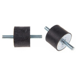 FIBET M8 Anti Vibration Mount, Male to Male Bobbin with 201kg Compression Load