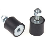 FIBET M6 Anti Vibration Mount, Male to Female Bobbin with 33.6kg Compression Load
