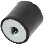 FIBET M6 Anti Vibration Mount, Female to Female Bobbin with 18.4kg Compression Load