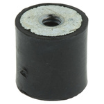 FIBET M6 Anti Vibration Mount, Female to Female Bobbin with 34.4kg Compression Load